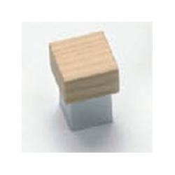TIRADOR CUADRADO MADERA HAYA 21X21