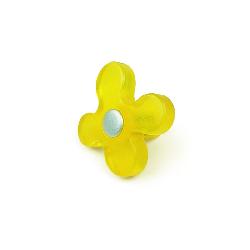 TIRADOR FLOR AMARILLA ABS 49