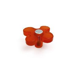 TIRADOR FLOR NARANJA ABS 49
