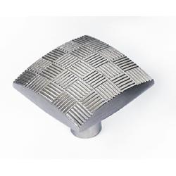 TIRADOR CUADRADO NIQUEL MATE 34X34MM
