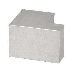 POMO RECTANGULAR ACERO INOXIDABLE MATE DESPLAZADO