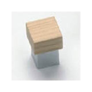 TIRADOR CUADRADO MADERA HAYA 21X21
