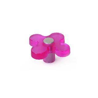 TIRADOR FLOR ROSA ABS 49