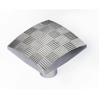 TIRADOR CUADRADO NIQUEL MATE 34X34MM