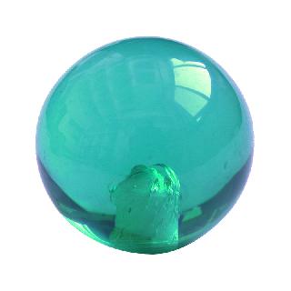 TIRADOR RESINA BOLA TURQUESA 35D TIRADOR RESINA BOLA TURQUESA 35D